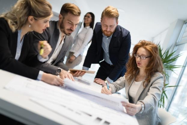 Healthcare project management team